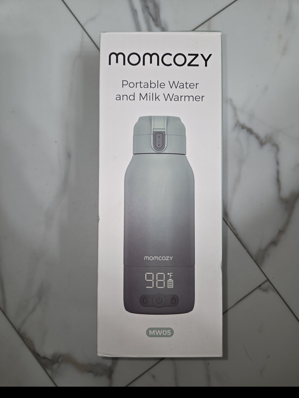 NEW momcozy Portable Water and Milk Warmer - Sage Green